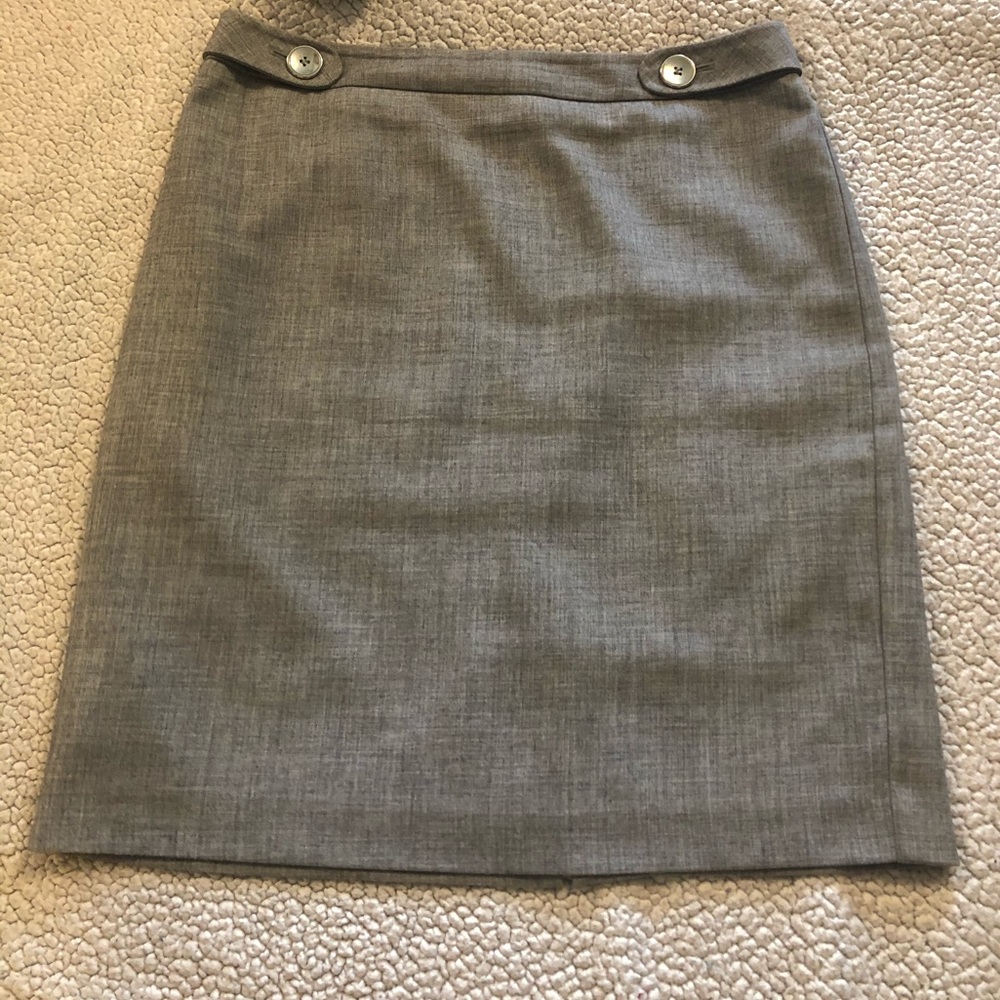 Josephine gray dress skirt size 8 petite